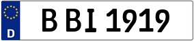 Truck License Plate